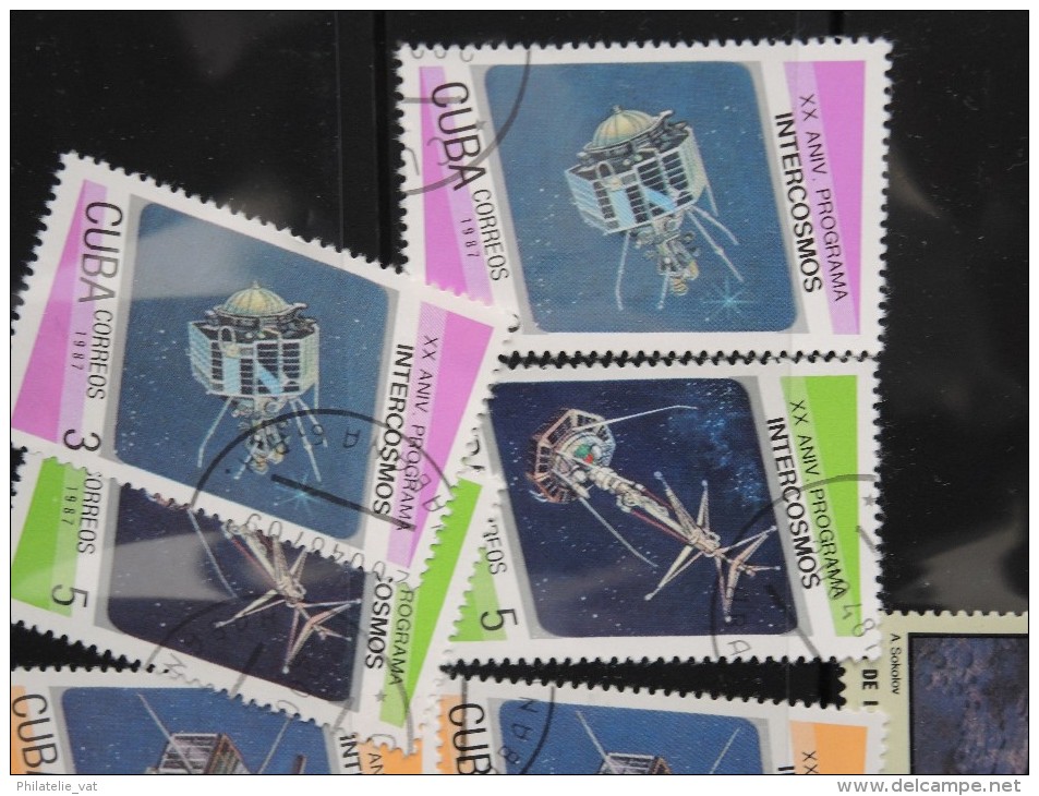 ESPACE - Collection sur l'espace  - Timbres - Lettres - Documents - A voir - Lot n°10392