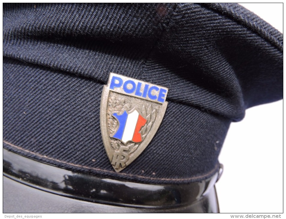 BELLE CASQUETTE POLICE + FOURRAGERE  - VILLE De PARIS  Années 1960-70 - Police & Gendarmerie