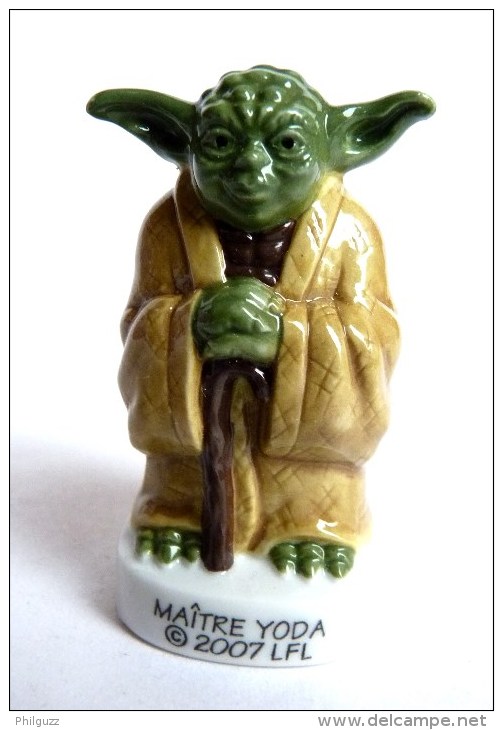 Figurine FEVE Céramique "GEANTE" STAR WARS Yoda 2007 - Power Of The Force