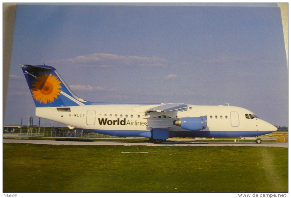 WORLD AIRLINES   BA 146   G WLCY - 1946-....: Moderne