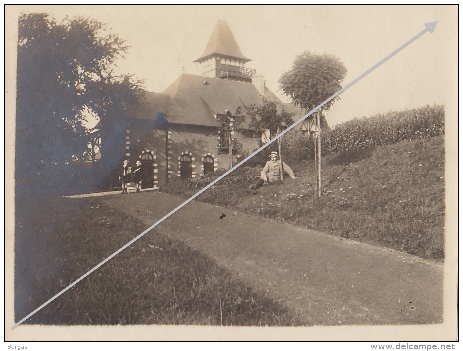 Photo Ancienne Dalhem General Albert Thys En Son Chateau - Places