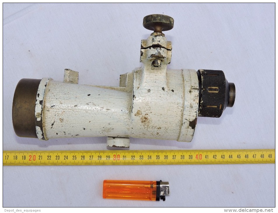 MONOCULAIRE 8 X 50 FABRICATION S.G.O. 1937 En BRONZE - MARINE NATIONALE - Optics