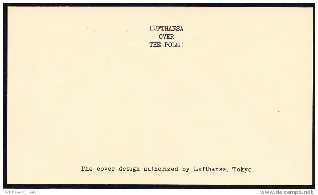 ARCTIC, POLE-Flight, From Tokyo To Frankfurt, LUFTHANSA-FF 19.5.1964 Over NORTH-POLE , Look Scan !! 23.11-10 - Polar Flights