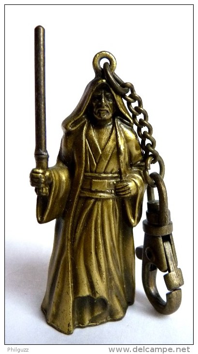 FIGURINE PORTE CLES METAL STAR WARS 1997 OBI WAN KENOBI - Power Of The Force