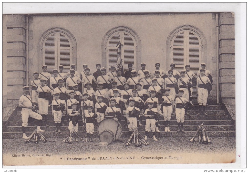 "L'Esperance" De Brazey-en-Plaine - Gymnastique Et Musique - Autres & Non Classés