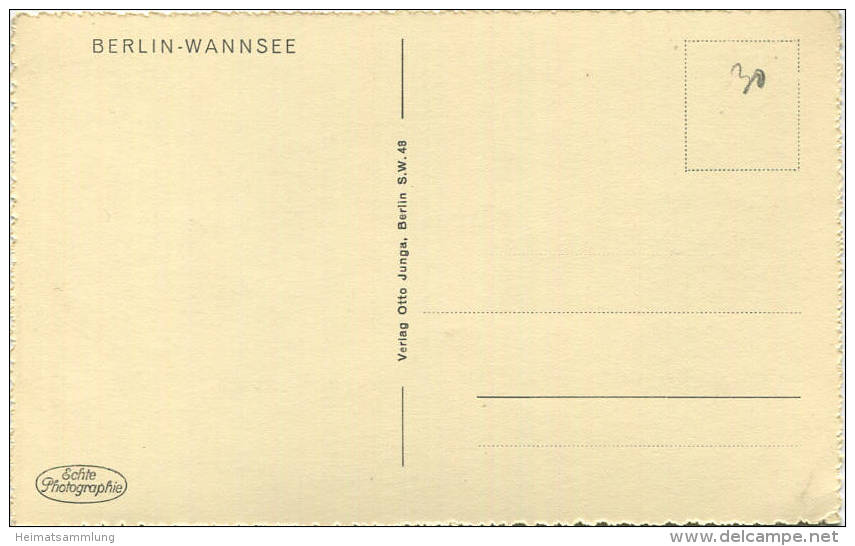 Berlin - Boote Auf Dem Wannsee - Foto-AK - Verlag Otto Junga Berlin - Wannsee