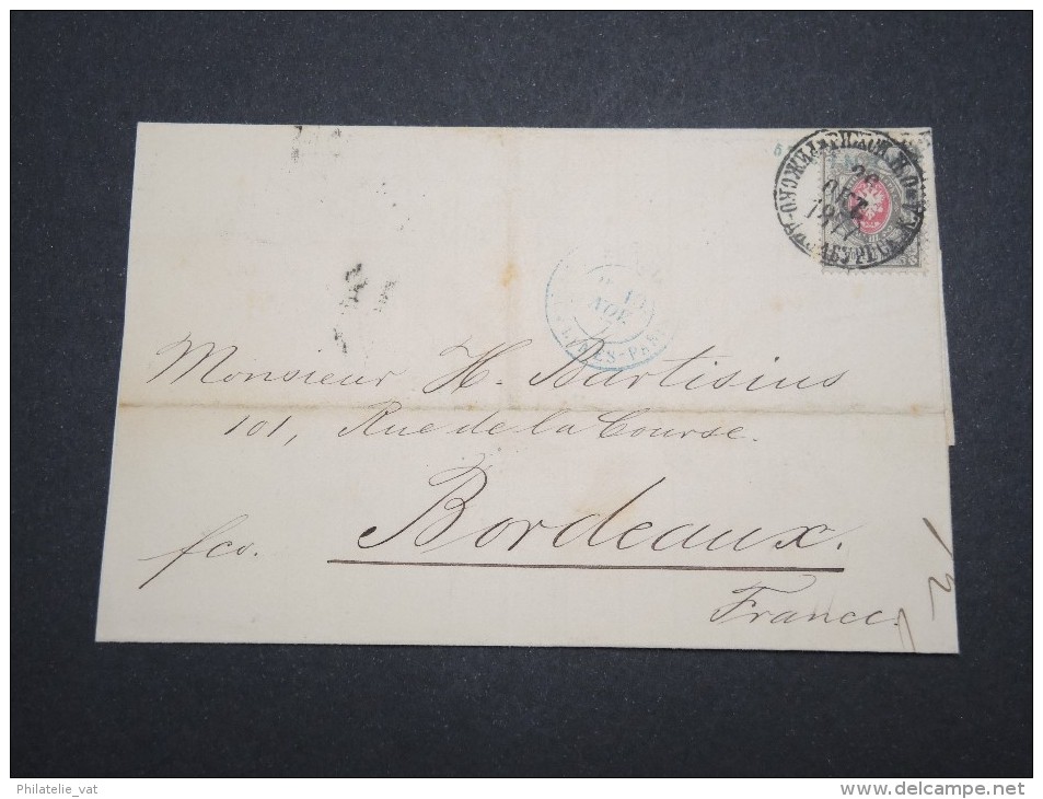RUSSIE - Lettre ( Sans Texte ) De Riga Pour La France En 1877 - A Voir - Lot P13176 - Briefe U. Dokumente