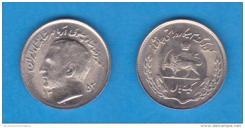 IRAN 1 RIAL   SH1353   Cu-Ni   F.A.O.   KM#1183     "Muhammad Reza Shad Pahlavi"      SC/UNC    T-DL-11.407 - Irán