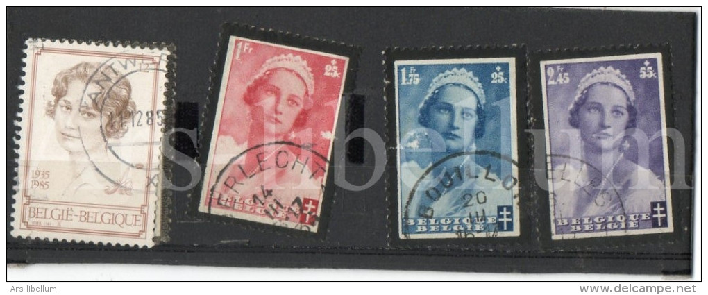 Lot van 63 postzegels / Royalty / Belgique / Belgium / famille Royale / Dynastie / Koningshuis