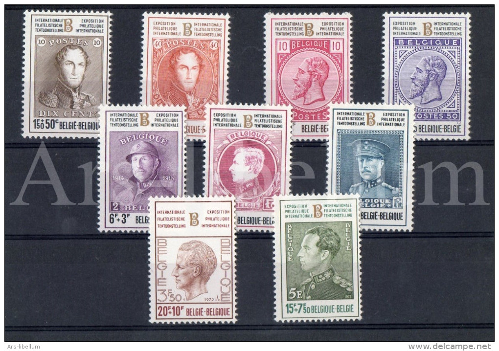 Lot van 63 postzegels / Royalty / Belgique / Belgium / famille Royale / Dynastie / Koningshuis