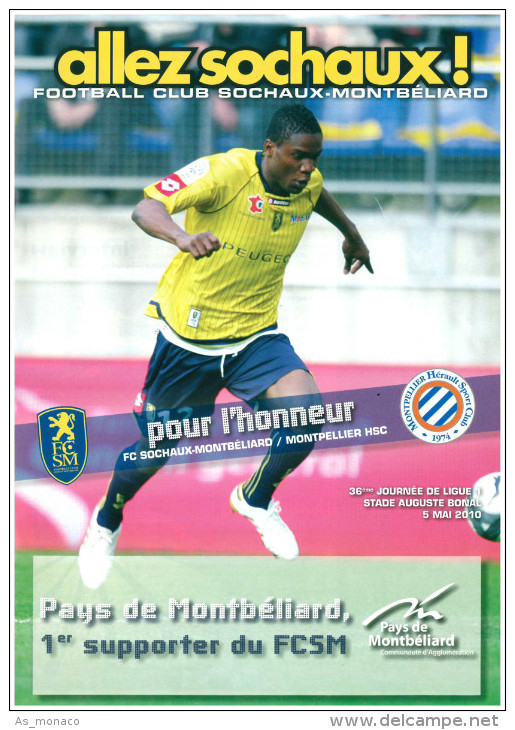 Programme FC Sochaux â€“ Montpellier 2009/0 - Books