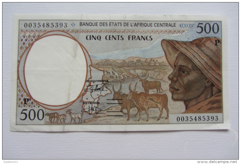 500 F Afrique Centrale - Central African States
