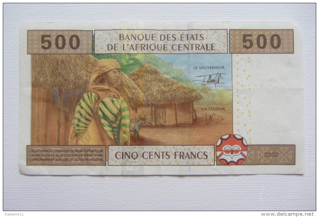 500 F Afrique Centrale - Stati Centrafricani