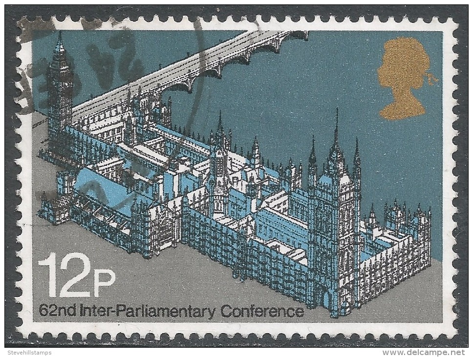 Great Britain. 1975 62nd Inter-Parliamentary Union Conference. 12p Used. SG 988 - Used Stamps