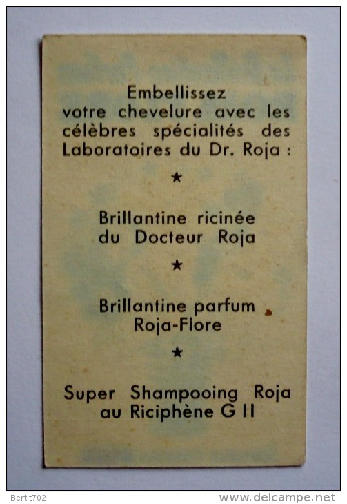 CARTE PARFUMEE - La Brillantine - Parfum  ROJA FLORE - Bouquet De Fleurs  Sent Bon - Vintage (until 1960)
