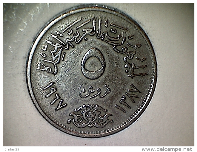 Egypte 5 Piastres 1967/1387 - Egitto