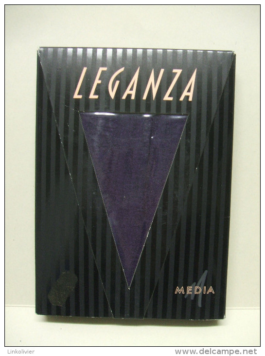 COLLANTS LEGANZA Media - Modèle 716 Romana : Violet - S / 8 1/2-9 / 36-38 - Neuf Dans Boîte D´origine - Bas