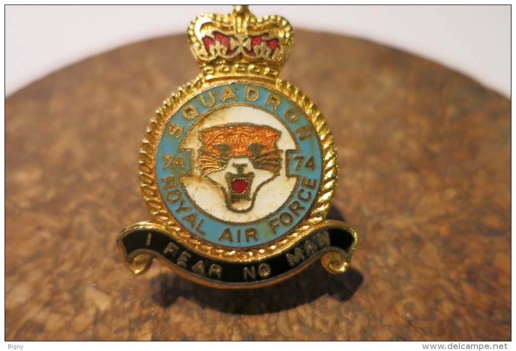 BADGE " 74 SQUADRON TIGER - ROYAL AIR FORCE " - Grossbritannien