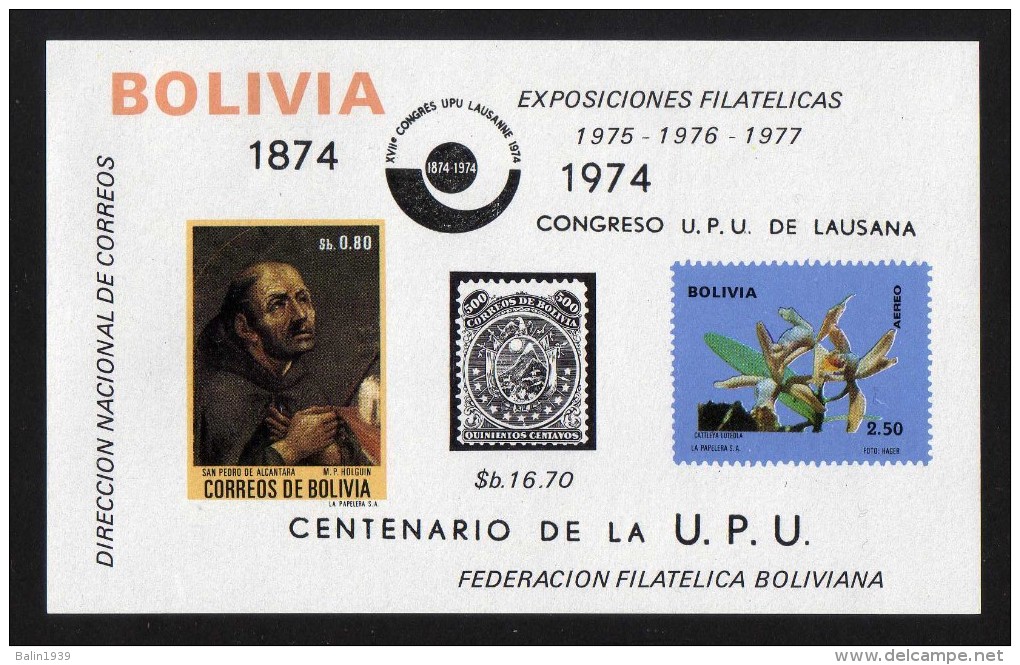 1974 - Bolivia - Mi. B 46 - MNH - BO-106 - 01 - Bolivia