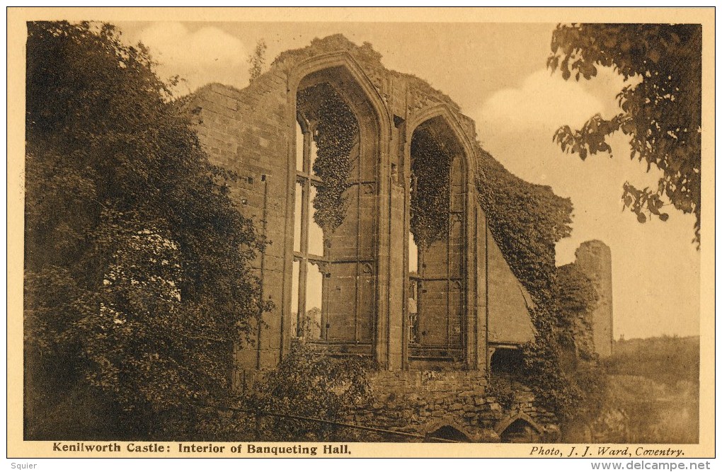 Coventry, Kenilworth Castle, Banqueting Hall, Photo Ward, Interior - Coventry