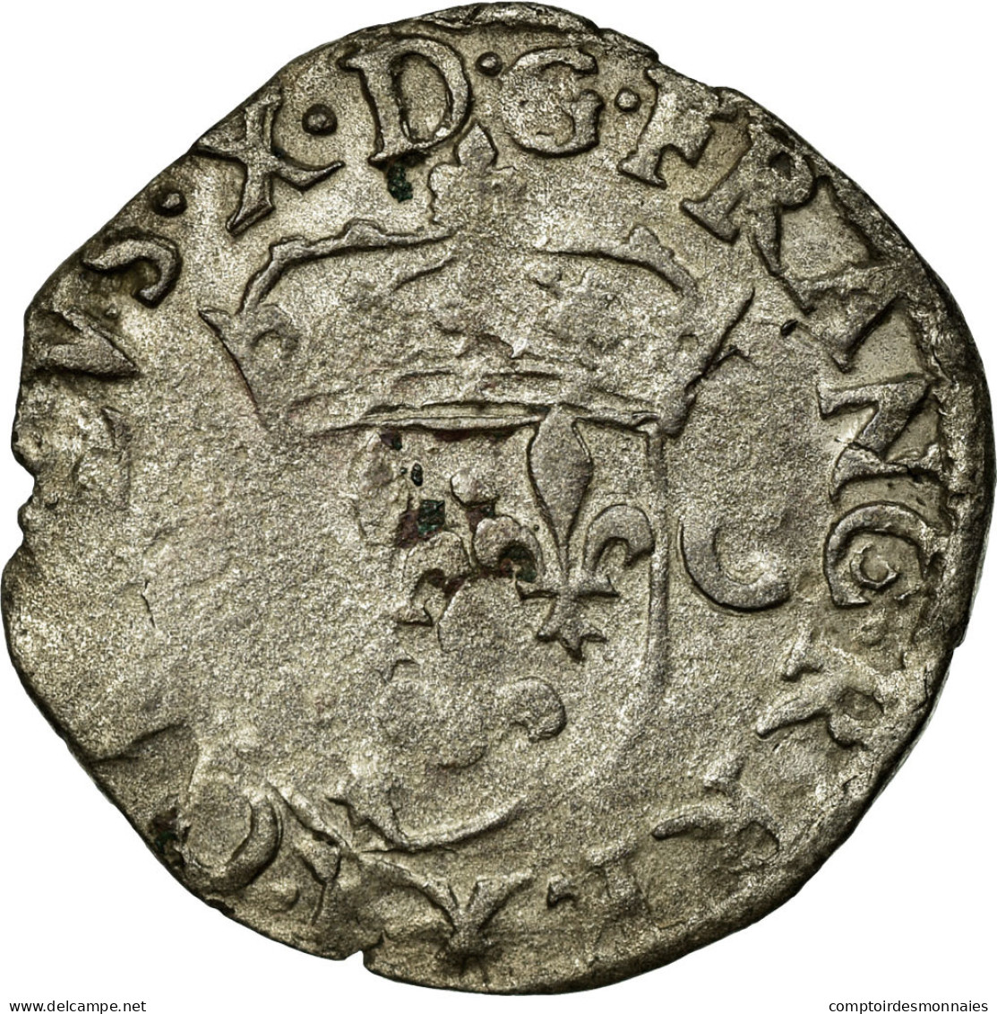 Monnaie, France, Douzain, 1590, Bourges, TB, Billon, Duplessy:1180 - Autres & Non Classés