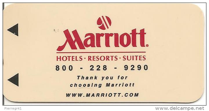 CLE*-HOTEL LUXE-MARRIOTT-Petit Format-LYON ??-TBE-RARE - Hotel Key Cards