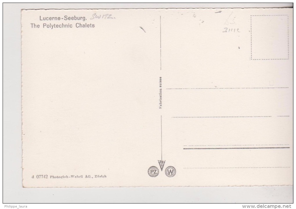 Lucerne-Seeburg - The Polytechnic Chalets - Luzern