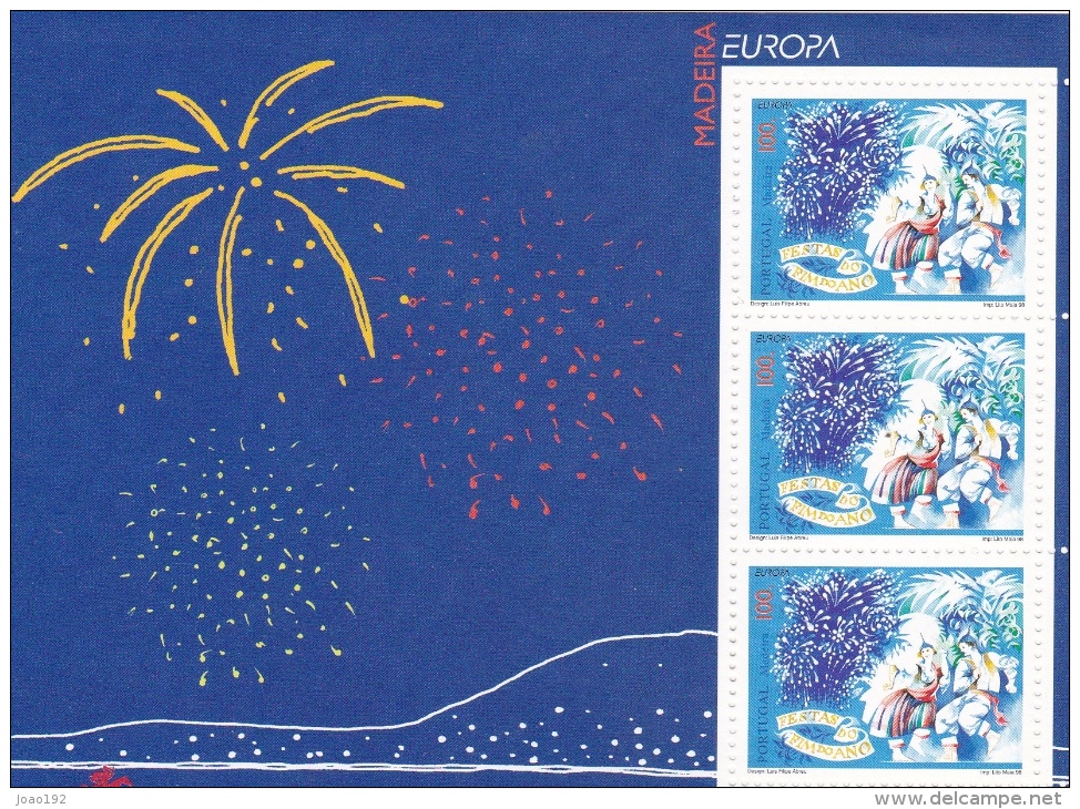 1998 - Bloco Afinsa Nº 197 - Europa - Festas Nacionais - Madeira  - *** Mnh - Nuovi