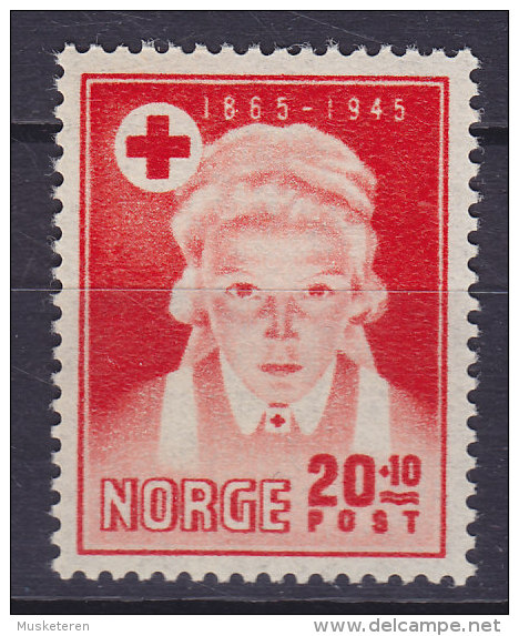 Norway 1945 Mi. 307     20 Ø + 10 Ø Norwegischer Rotes Kreuz Red Cross Croix Rouge Cruz Roja MNH** - Ungebraucht