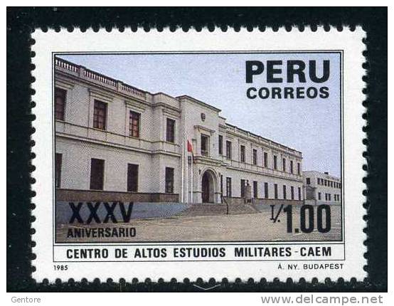 PERU 1986 Militar Study  Yvert Cat.  N° 847  Absolutely Perfect MNH ** - Peru