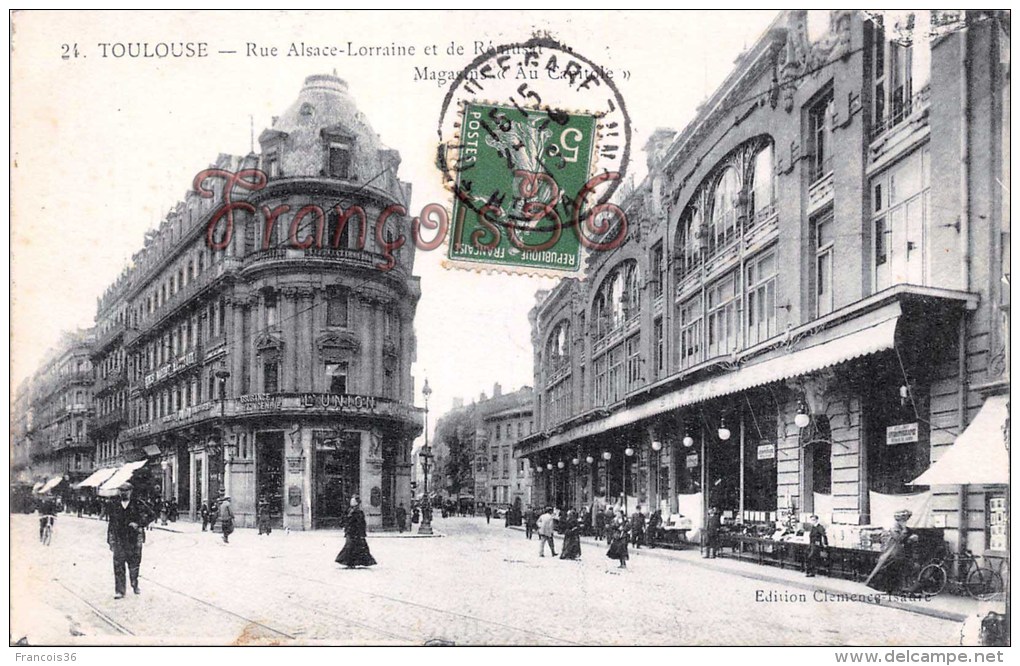 (31) Toulouse - Rue D'Alsace Lorraine Et De Rémusat Magasin Au Capitole - 2 SCANS - Toulouse