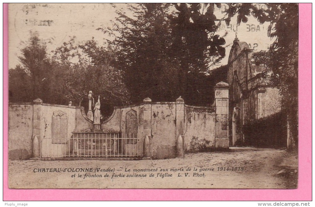 CHATEAU D OLONNE MONUMENT AUX MORTS - Autres & Non Classés