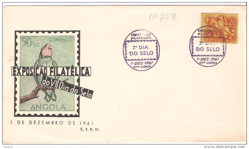 DIA DO SELO - ANGOLA - Storia Postale