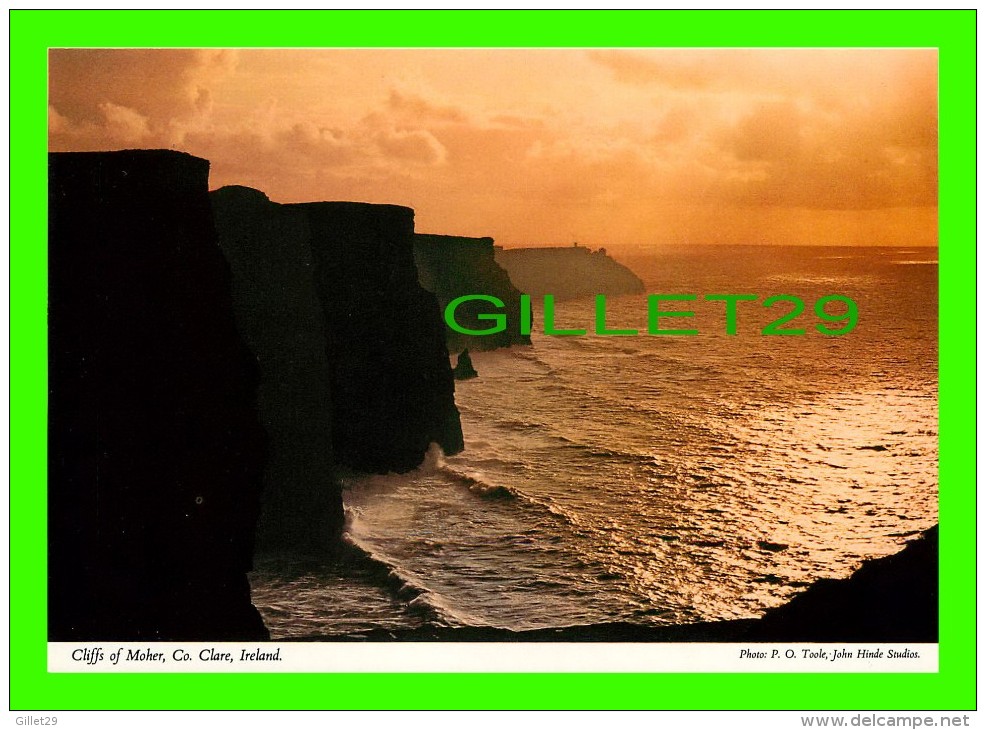 CLIFFS OF MOHER, CO CLARE, IRELAND - NEAR LAHINCH - PHOTO, P. O. TOOLE, JOHN HINDE - - Clare