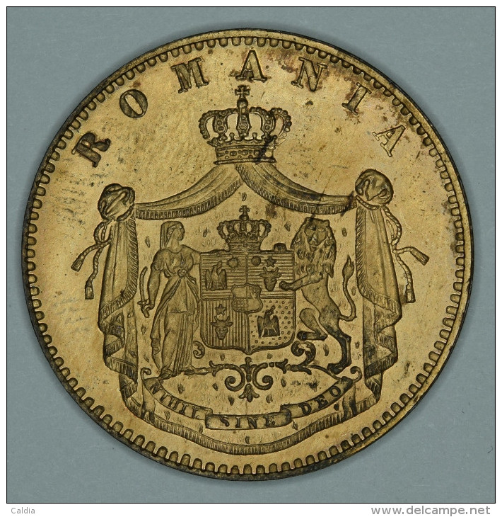 Roumanie Romania Rumänien 5 Bani 1867 " HEATON " UNC - Roemenië