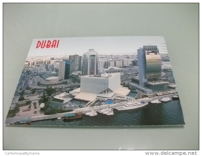 STORIA POSTALE FRANCOBOLLO COMMEMORATIVO UCCELLO BIRD DUBAI BIRDS EYE VIEW OF DUBAI - Dubai