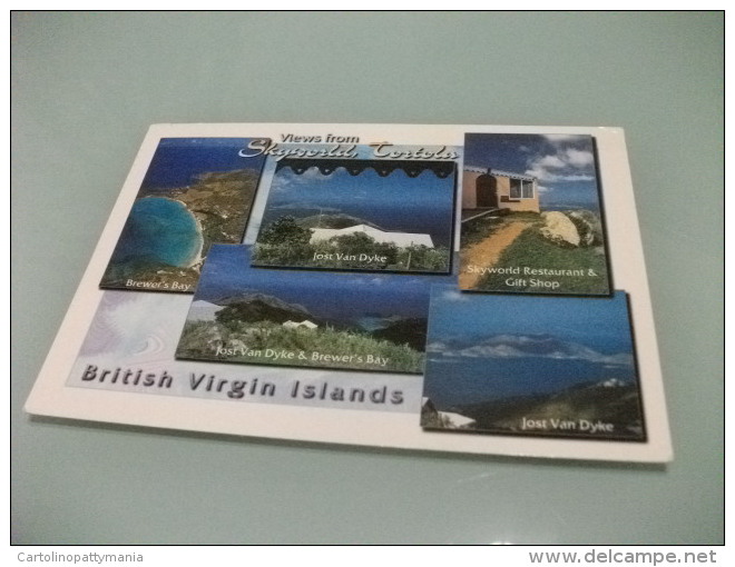 STORIA POSTALE FRANCOBOLLO COMMEMORATIVO REGINA ELISABETTA BRITISH VIRGIN ISLANDS VEDUTINE - Vierges (Iles), Britann.