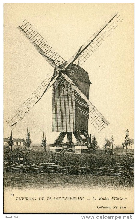 Blankenberge - Environs De Blankenberghe - Uitkerke - Le Moulin D'Uitkerke - Blankenberge