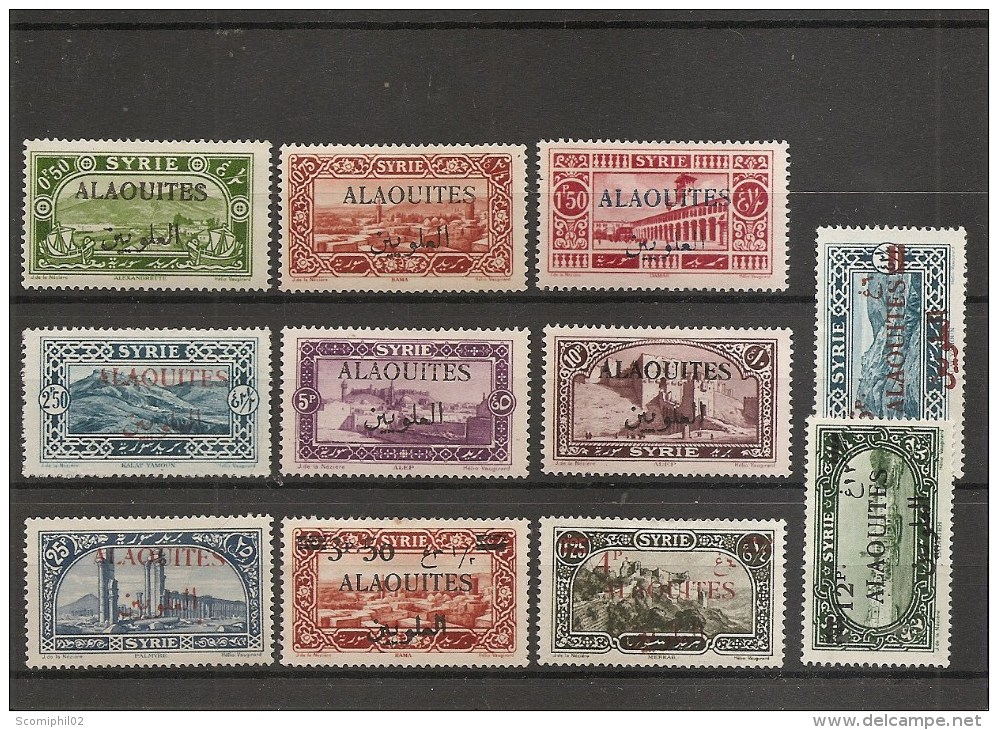 Alaouites ( Lot De Timbres Divers Et Différents X -MH) - Unused Stamps