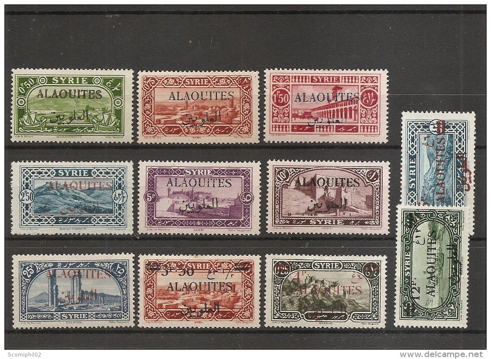 Alaouites ( Lot De Timbres Divers Et Différents X -MH) - Neufs