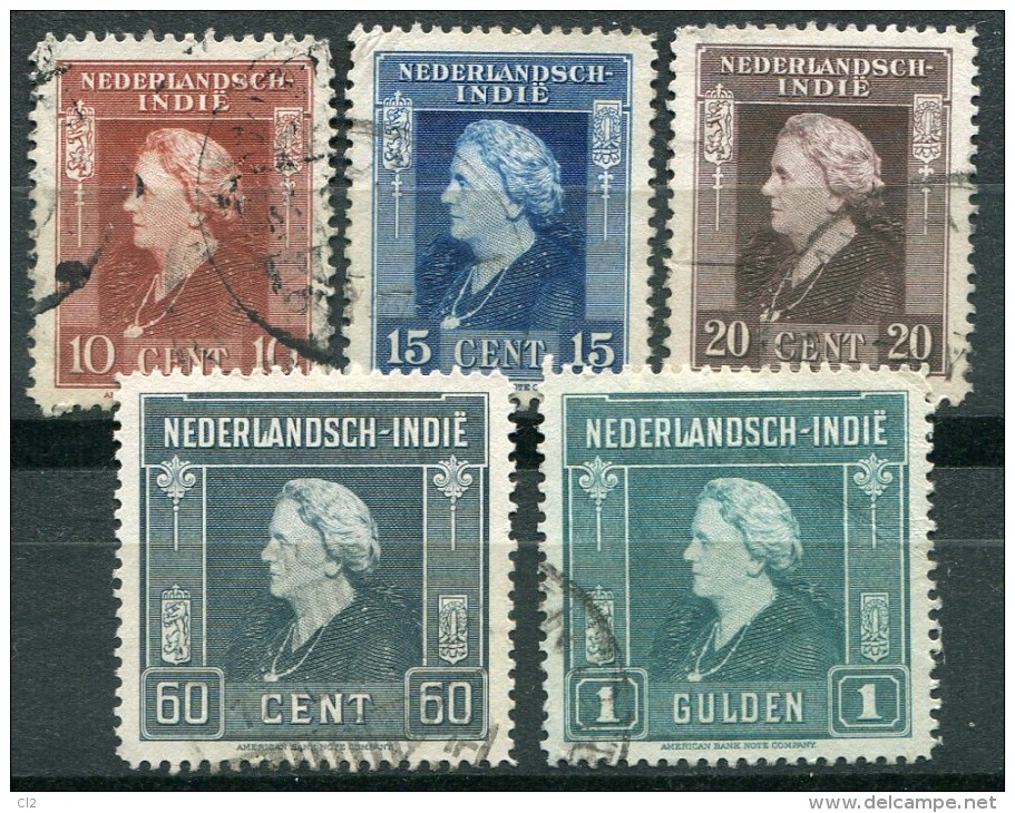 INDES NEERLANDAISES - Y&T 290, 291, 293, 295, 296 - Niederländisch-Indien