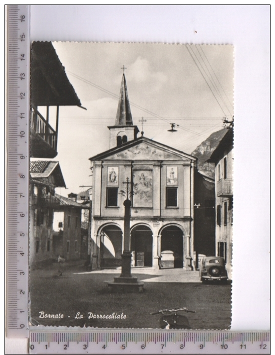 AB78954 SERRAVALLE SESIA BARNATE LA PARROCCHIALE CHIESE AUTO - Vercelli