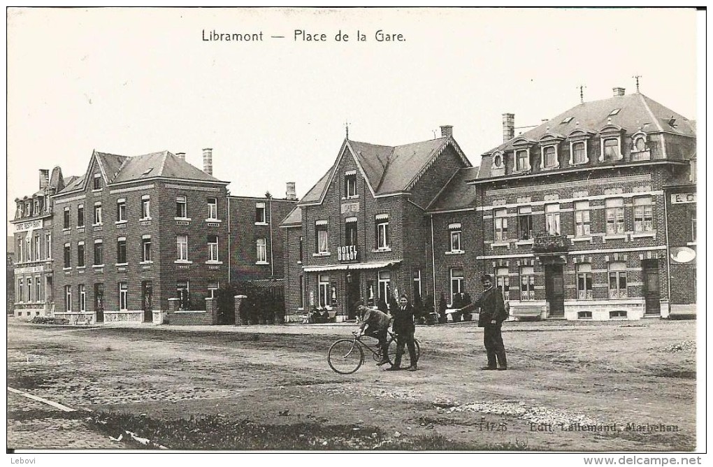 LIBRAMONT « Place De La Gare » - Ed. Lallemand, Marbehan (1910) - Libramont-Chevigny
