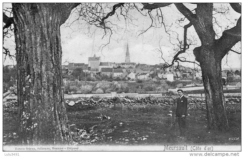 CPA - MEURSAULT (21) - Vue Sur Le Bourg En 1908 - Meursault