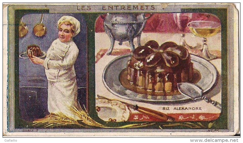 CHROMO AU PLANTEUR DE CAIFFA  RIZ ALEXANDRE LES ENTREMETS - Autres & Non Classés