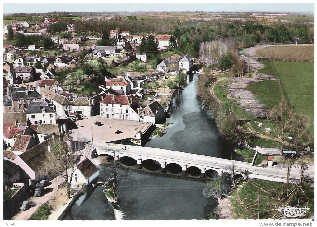 CP NEUVE - LA TRIMOUILLE - LE PONT, LE MOULIN - VUE GENERALE N° 268.81 - La Trimouille