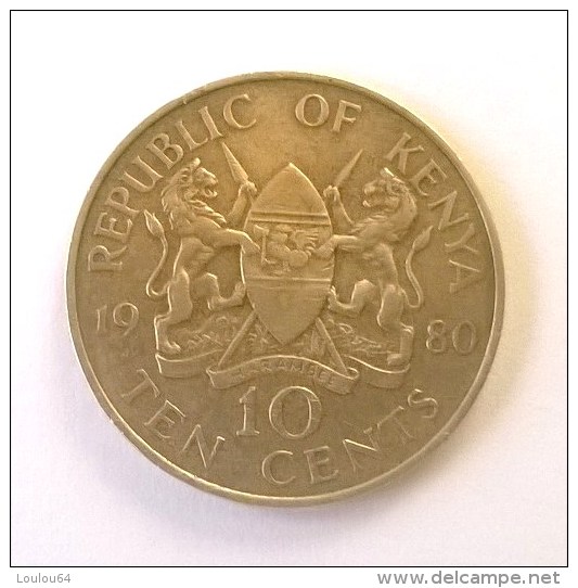 Kenya - 10 Cents 1980 - - Kenya