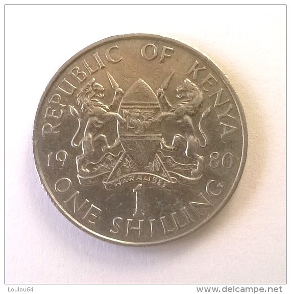 Kenya - 1 Shilling 1980 - - Kenya