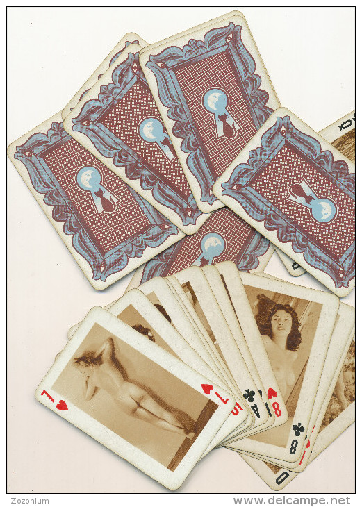 Playing Cards (classic) - 32 Erotic Sexy Nude PIN UP Piquet - 50Â´s PLAYING  CARDS, Cartes Piquet