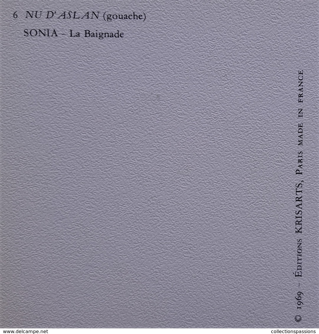 - ASLAN - Carte Postale - Editions Krisarts. 1969. SONIA - La Plus RARE - - Aslan